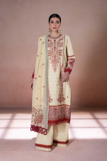 Sapphire U3E SG22V5 10 3 Piece Embroidered Self Jacquard Suit Intermix Collection 2022 Online Shopping